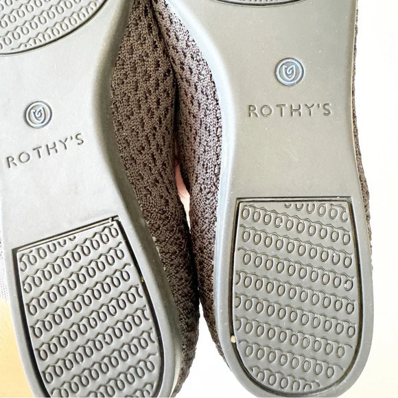 Rothy’s The Point Black Pointed Toe Loafers Women’s Size 7 Fly Knit Luxury Comfy - Picture 14 of 15